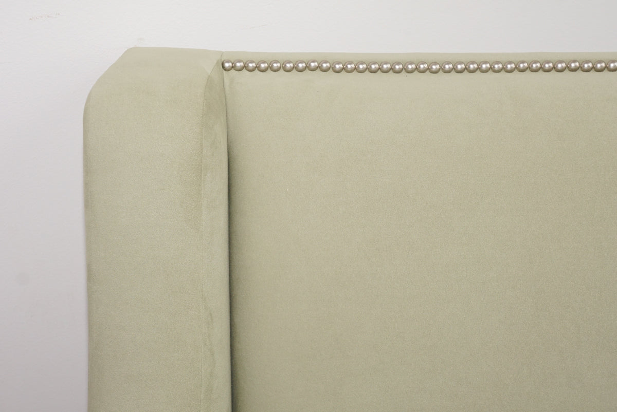 Maxfield Sofa, Lichen Ultrasuede – MC HOME